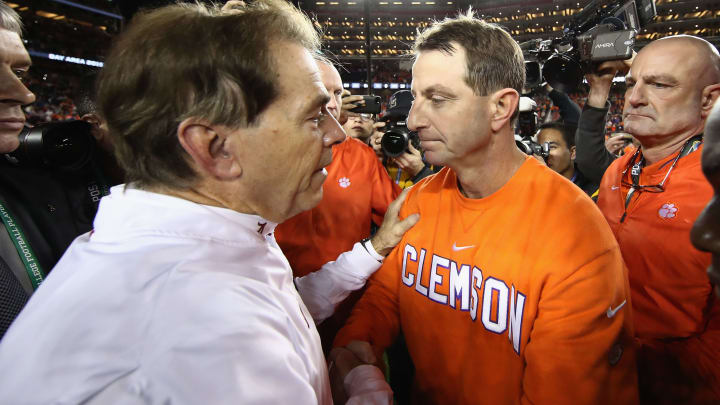 College Football Playoff National Championship Presented By AT&T - Alabama v Clemson College Football Playoff National Championship Presented By AT&T - Alabama v Clemson