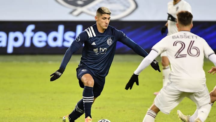 Alan Pulido con el Sporting Kansas City
