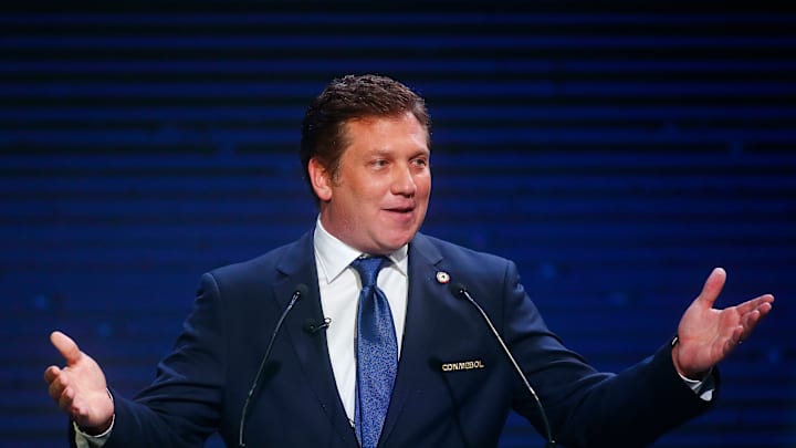 Copa Total Sudamericana Draw - Alejandro Domínguez, presidente de CONMEBOL.