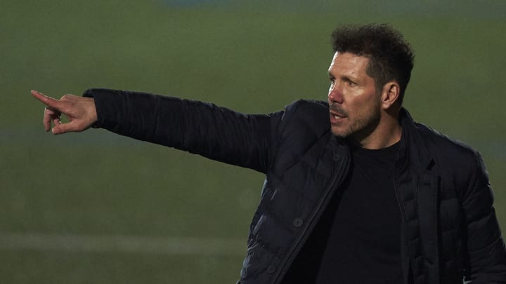 Diego Simeone offered a cryptic response about his future