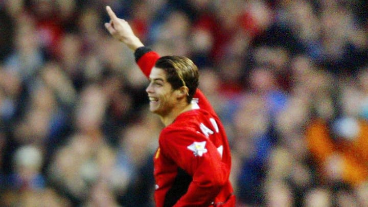 Cristiano Ronaldo of Manchester United 