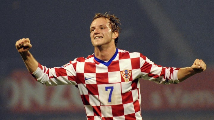 Rakitic con la selección croata 