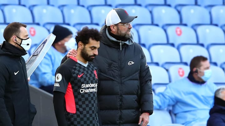 Jurgen Klopp dan Mohamed Salah