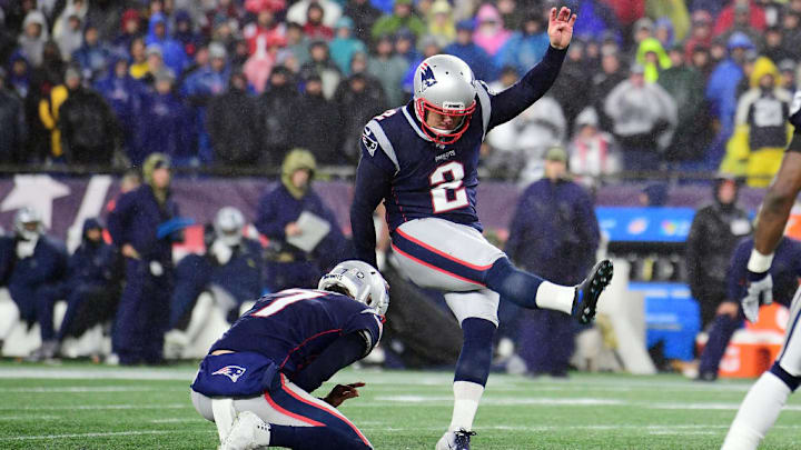 New England Patriots kicker Nick Folk
