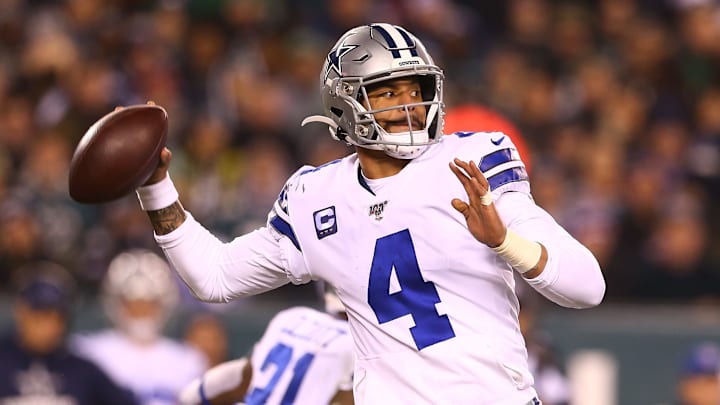 Dallas Cowboys quarterback Dak Prescott may have to receive the franchise tag this season Dallas Cowboys quarterback Dak Prescott may have to receive the franchise tag this season