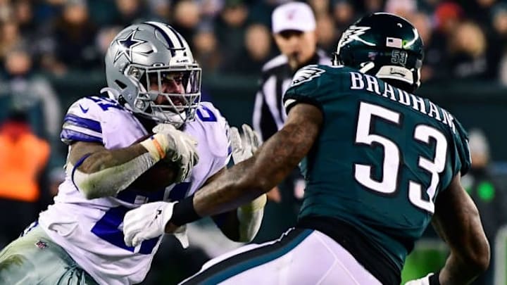 Nigel Bradham has 29 solo tackles against Dallas.