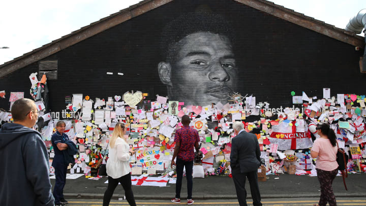 The messages placed on the Marcus Rashford mural in Withington after it was vandalised will now live on in digital form