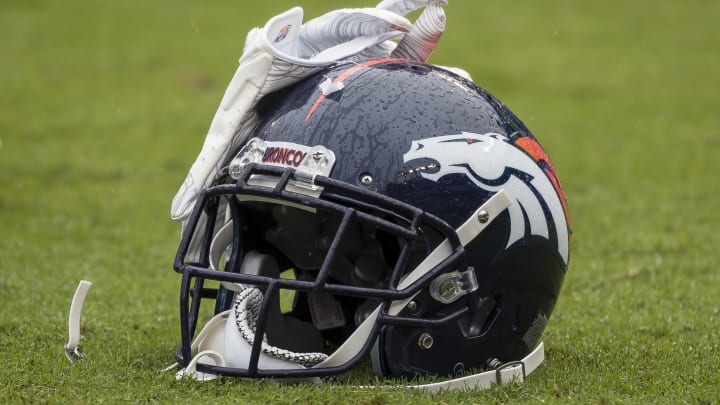 Single Broncos Helmet