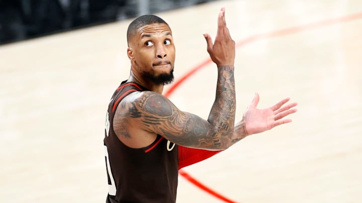 Damian Lillard tuvo una postemporada estelar con los Blazers en 2021