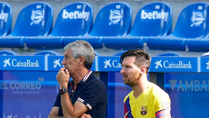 Quique Setien & Lionel Messi // Barcelona