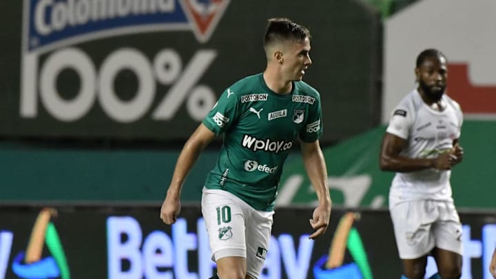 Deportivo Cali v Jaguares - Liga BetPlay DIMAYOR I 2021 - Agustin Palavecino.