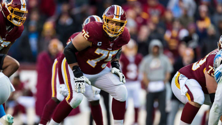  Washington Redskins guard Brandon Scherff against the Detroit Lions