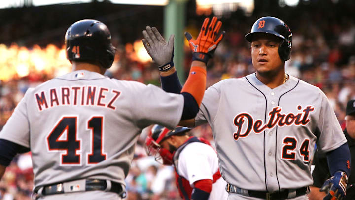 Miguel Cabrera  y Víctor Martínez jugaron por 7 años juntos en los Tigres