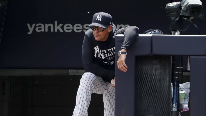 Aaron Boone no está feliz con el rendimiento ofensivo de los Yankees