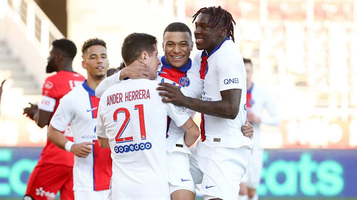 Kylian Mbappe, Ander Herrera, Moise Kean