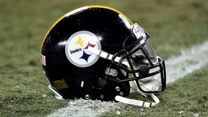 Pittsburgh Steelers helmet.