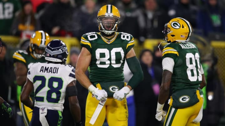 Green Bay Packers TE Jimmy Graham is in the final year of his contract.