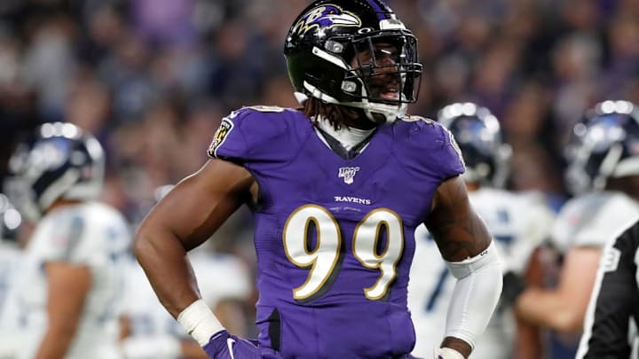 Baltimore Ravens pass rusher Matthew Judon