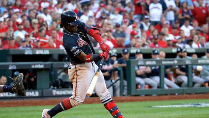 Acuña showed great power at the plate in 2019.