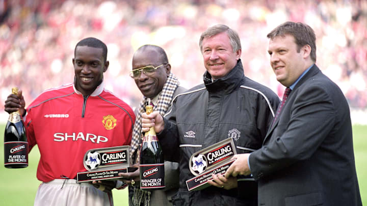 Dwight Yorke and Alex Ferguson Dwight Yorke and Alex Ferguson