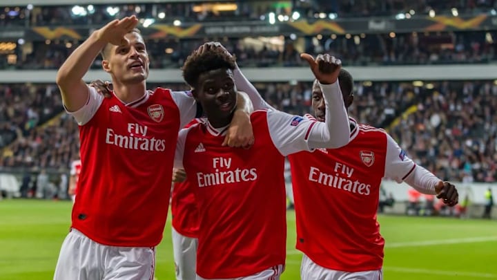 Granit Xhaka, Bukayo Saka, Nicolas Pepe