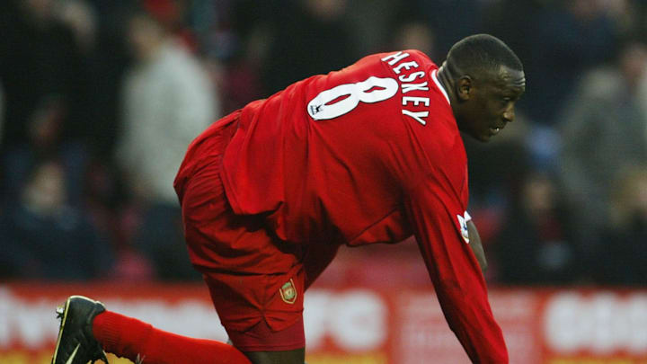 Emile Heskey of Liverpool Emile Heskey of Liverpool