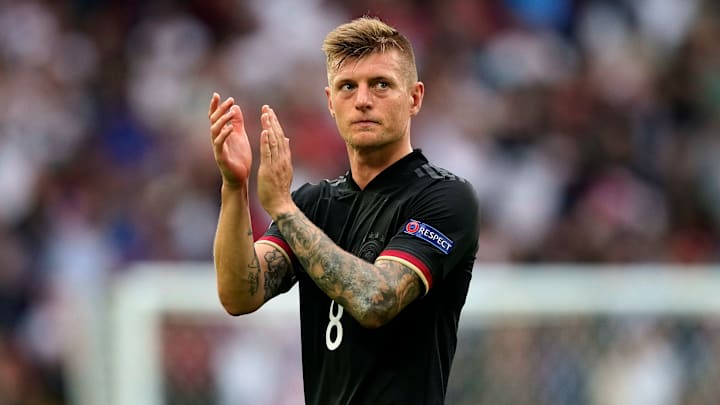 Após 106 partidas e vários momentos de glória, Toni Kroos se despede da Seleção da Alemanha. Após 106 partidas e vários momentos de glória, Toni Kroos se despede da Seleção da Alemanha.