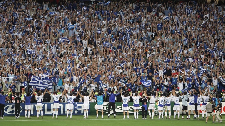 Greece were victorious in 2004