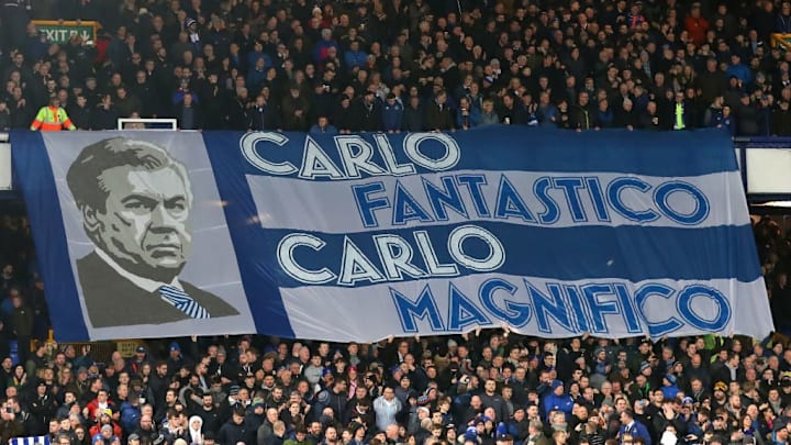 Ancelotti has become a fan favourite at Goodison