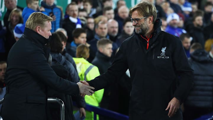 Ronald Koeman dan Jurgen Klopp Ronald Koeman dan Jurgen Klopp