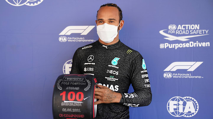 Lewis Hamilton ganó su pole position número 100 en el Gran Premio de España Lewis Hamilton ganó su pole position número 100 en el Gran Premio de España