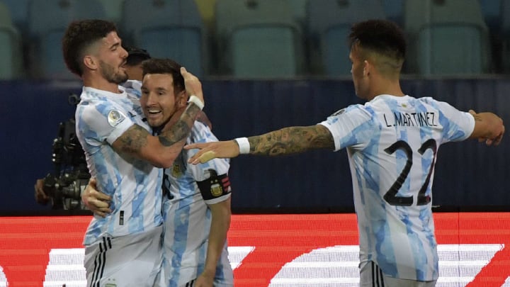 FBL-2021-COPA AMERICA-ARG-ECU - Lautaro y De Paul, al límite de amarillas.