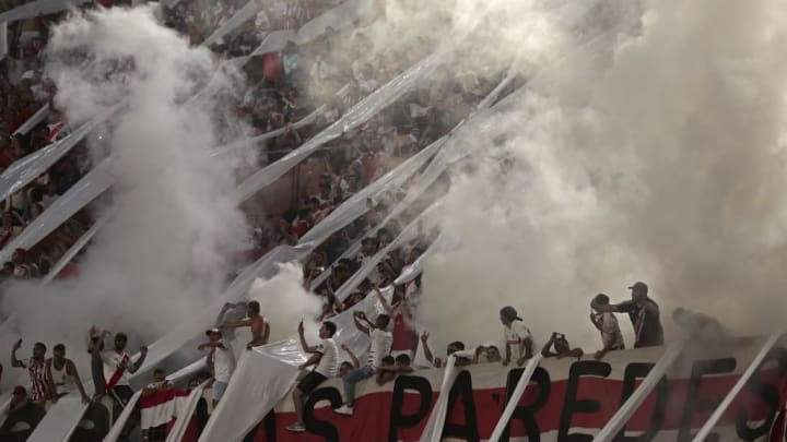 River y su gente en un partido disputado en el Estadio Monumental.