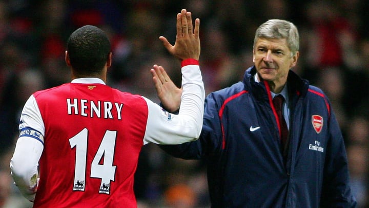 Thierry Henry dan Arsene Wenger