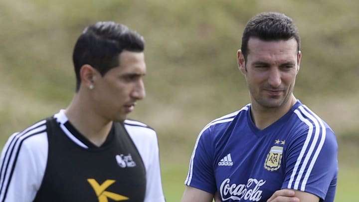 Lionel Scaloni y Ángel Di María. Lionel Scaloni y Ángel Di María.