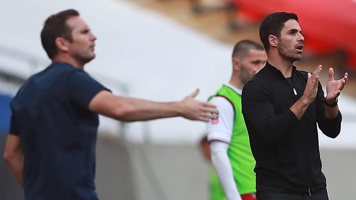 Frank Lampard dan Mikel Arteta