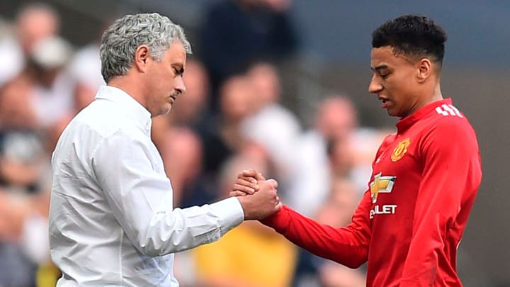 Jose Mourinho dan Jesse Lingard