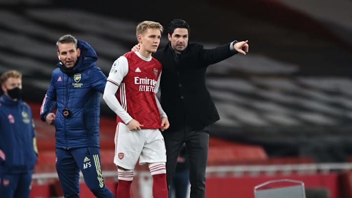 Martin Odegaard & Mikel Arteta