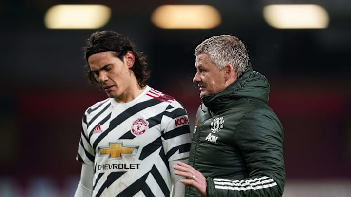 Edinson Cavani & Ole Gunnar Solskjaer