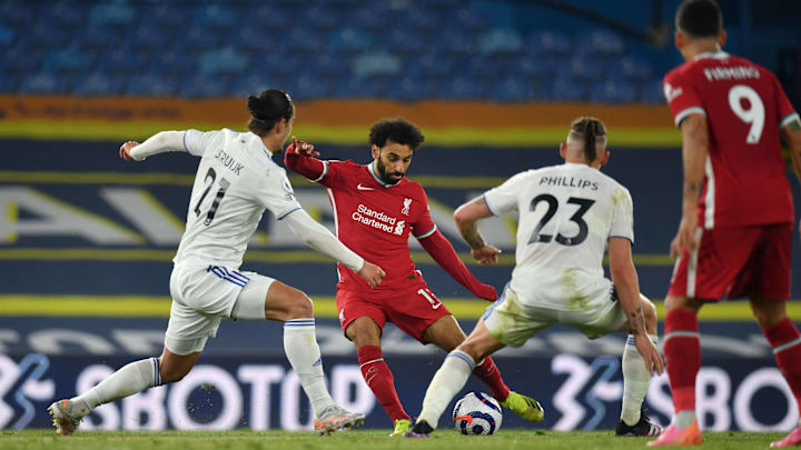 Leeds e Liverpool estão disputando ‘guerras diferentes’ na Premier League. Leeds e Liverpool estão disputando ‘guerras diferentes’ na Premier League.