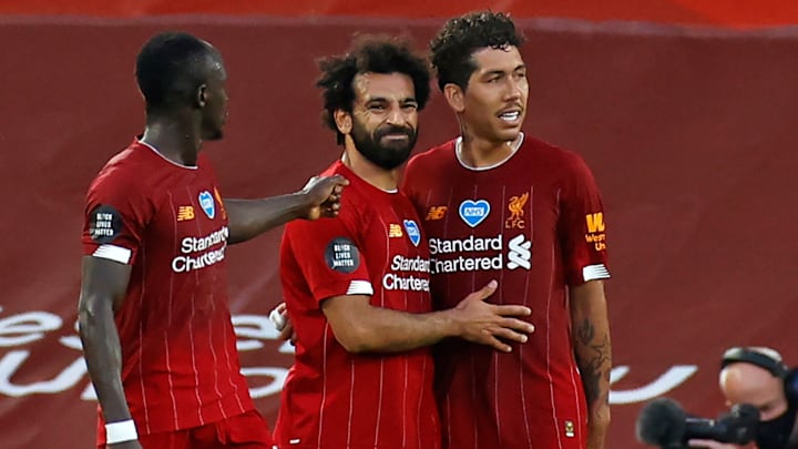 Sadio Mane, Mohamed Salah dan Roberto Firmino