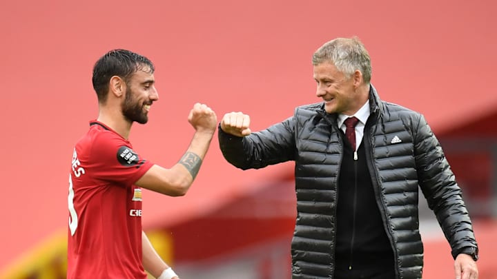 Bruno Fernandes & Ole Gunnar Solskjaer