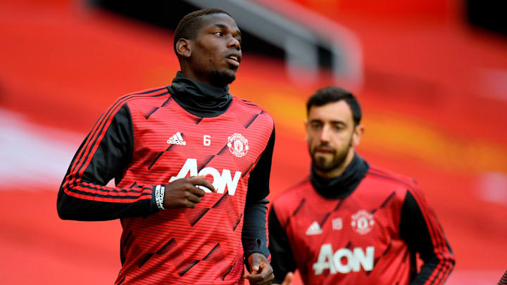 Paul Pogba dan Bruno Fernandes Paul Pogba dan Bruno Fernandes