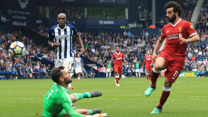 Salah dinks past Ben Foster in 2018's 2-2 draw