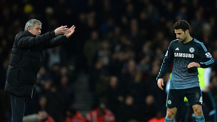 Jose Mourinho dan Cesc Fabregas