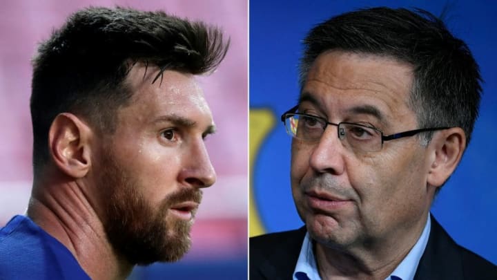 Messi est allé au clash avec son ancien président, Josep Maria Bartomeu, pour obtenir gain de cause et son départ du Barça