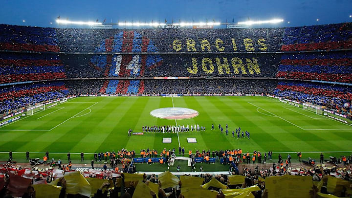 Cruyff, leyenda azulgrana