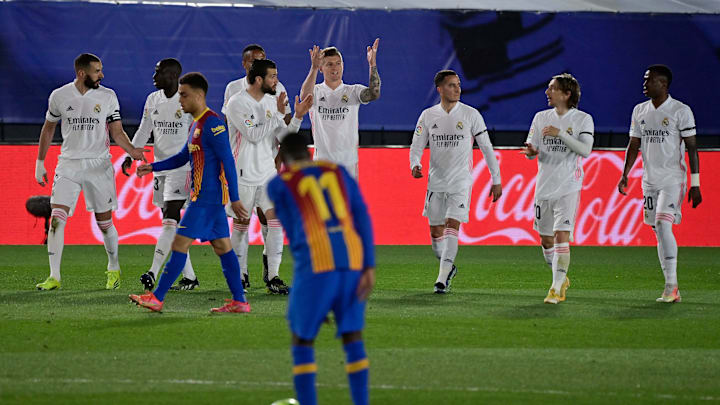 Real Madrid menang El Clasico dengan skor 2-0 atas Barcelona