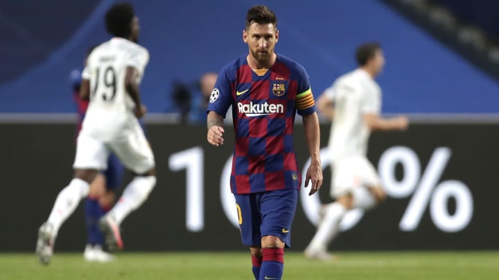 Lionel Messi, en su último partido con la camiseta del FC Barcelona.