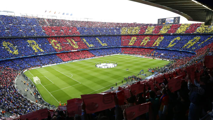 Das altehrwürdige Estadio Nou Camp zu Barcelona